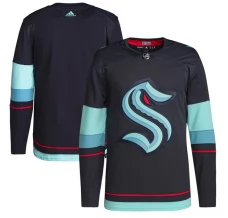 Miesten Seattle Kraken Blank Pelipaita Primegreen Sininen Authentic Koti