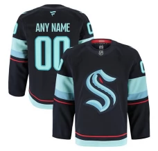Miesten Seattle Kraken Custom Pelipaita Sininen Authentic Pro Koti
