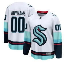 Miesten Seattle Kraken Custom Pelipaita Valkoinen Breakaway Vieras