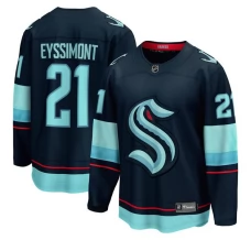Miesten Seattle Kraken Michael Eyssimont 21 Pelipaita Sininen Breakaway Koti