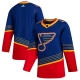 Miesten St. Louis Blues Blank Pelipaita 2019-20 Retro Sininen Authentic