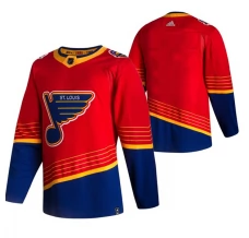 Miesten St. Louis Blues Blank Pelipaita 2020-21 Reverse Retro Punainen Authentic