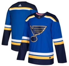 Miesten St. Louis Blues Blank Pelipaita Sininen Authentic Koti