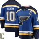 Miesten St. Louis Blues Brayden Schenn 10 Pelipaita Captain Patch Sininen Breakaway Koti