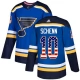 Miesten St. Louis Blues Brayden Schenn 10 Pelipaita USA Flag Fashion Sininen Authentic