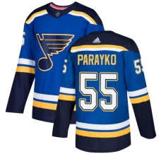 Miesten St. Louis Blues Colton Parayko 55 Pelipaita Sininen Authentic