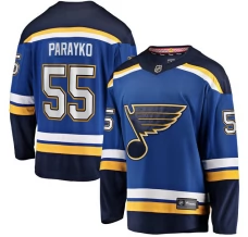 Miesten St. Louis Blues Colton Parayko 55 Pelipaita Sininen Breakaway Koti