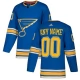 Miesten St. Louis Blues Custom Pelipaita 2018-19 Sininen Authentic