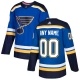 Miesten St. Louis Blues Custom Pelipaita Sininen Authentic