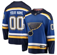 Miesten St. Louis Blues Custom Pelipaita Sininen Breakaway Koti