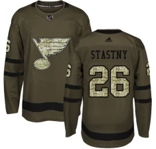 Miesten St. Louis Blues Paul Stastny 26 Pelipaita Camo Green Authentic