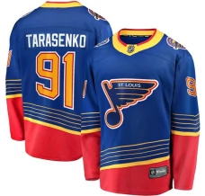 Miesten St. Louis Blues Vladimir Tarasenko 91 Pelipaita 2019-20 Retro Sininen Authentic
