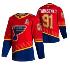 Miesten St. Louis Blues Vladimir Tarasenko 91 Pelipaita 2020-21 Reverse Retro Punainen Authentic