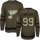 Miesten St. Louis Blues Wayne Gretzky 99 Pelipaita Camo Green Authentic
