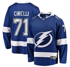 Miesten Tampa Bay Lightning Anthony Cirelli 71 Pelipaita Sininen Breakaway Koti