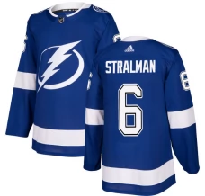 Miesten Tampa Bay Lightning Anton Stralman 6 Pelipaita Sininen Authentic