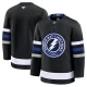 Miesten Tampa Bay Lightning Blank Pelipaita Musta Premium Vaihtoehtoinen