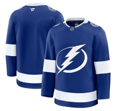 Miesten Tampa Bay Lightning Blank Pelipaita Sininen Premium Koti