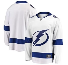 Miesten Tampa Bay Lightning Blank Pelipaita Valkoinen Breakaway Vieras