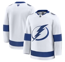Miesten Tampa Bay Lightning Blank Pelipaita Valkoinen Premium Vieras