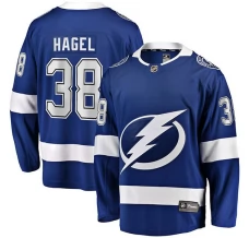 Miesten Tampa Bay Lightning Brandon Hagel 38 Pelipaita Sininen Breakaway Koti