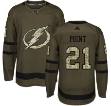 Miesten Tampa Bay Lightning Brayden Point 21 Pelipaita Camo Green Authentic
