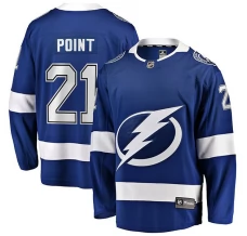 Miesten Tampa Bay Lightning Brayden Point 21 Pelipaita Sininen Premium Koti