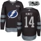 Miesten Tampa Bay Lightning Chris Kunitz 14 Pelipaita 1917-2017 100th Anniversary Patch Musta Authentic