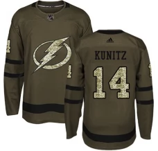 Miesten Tampa Bay Lightning Chris Kunitz 14 Pelipaita Camo Green Authentic