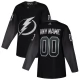 Miesten Tampa Bay Lightning Custom Pelipaita 2018-19 Musta Authentic