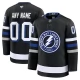 Miesten Tampa Bay Lightning Custom Pelipaita Musta Premium Vaihtoehtoinen