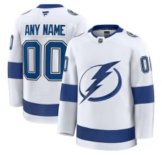 Miesten Tampa Bay Lightning Custom Pelipaita Valkoinen Premium Vieras