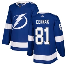 Miesten Tampa Bay Lightning Erik Cernak 81 Pelipaita Sininen Authentic