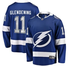 Miesten Tampa Bay Lightning Luke Glendening 11 Pelipaita Sininen Breakaway Koti
