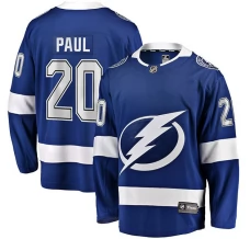 Miesten Tampa Bay Lightning Nicholas Paul 20 Pelipaita Sininen Breakaway Koti