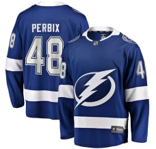 Miesten Tampa Bay Lightning Nick Perbix 48 Pelipaita Sininen Breakaway Koti