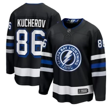 Miesten Tampa Bay Lightning Nikita Kucherov 86 Pelipaita Musta Premier Breakaway Vaihtoehtoinen