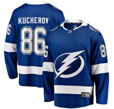 Miesten Tampa Bay Lightning Nikita Kucherov 86 Pelipaita Sininen Breakaway Koti