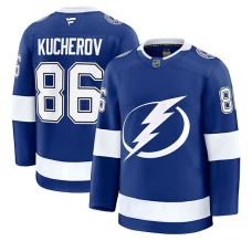 Miesten Tampa Bay Lightning Nikita Kucherov 86 Pelipaita Sininen Premium Koti