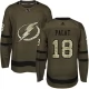 Miesten Tampa Bay Lightning Ondrej Palat 18 Pelipaita Camo Green Authentic
