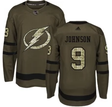 Miesten Tampa Bay Lightning Tyler Johnson 9 Pelipaita Camo Green Authentic
