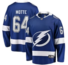Miesten Tampa Bay Lightning Tyler Motte 64 Pelipaita Sininen Premier Breakaway Koti