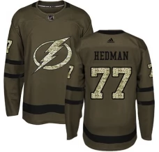 Miesten Tampa Bay Lightning Victor Hedman 77 Pelipaita Camo Green Authentic