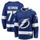 Miesten Tampa Bay Lightning Victor Hedman 77 Pelipaita Sininen Breakaway Koti