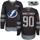 Miesten Tampa Bay Lightning Vladislav Namestnikov 90 Pelipaita 1917-2017 100th Anniversary Patch Musta Authentic
