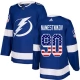 Miesten Tampa Bay Lightning Vladislav Namestnikov 90 Pelipaita USA Flag Fashion Sininen Authentic
