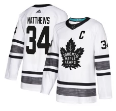 Miesten Toronto Maple Leafs Auston Matthews 34 Pelipaita 2019 All-Star Valkoinen Authentic