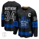 Miesten Toronto Maple Leafs Auston Matthews 34 Pelipaita Captain Patch Musta Premier Breakaway Vaihtoehtoinen