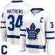 Miesten Toronto Maple Leafs Auston Matthews 34 Pelipaita Captain Patch Valkoinen Premier Breakaway Vieras
