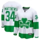 Miesten Toronto Maple Leafs Auston Matthews 34 Pelipaita St. Patrick's Day Valkoinen Premier Breakaway Vaihtoehtoinen